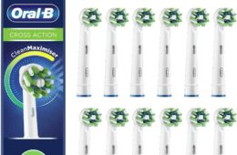 Oral-B Cross Action Electric Toothbrush Head, Pack of 12