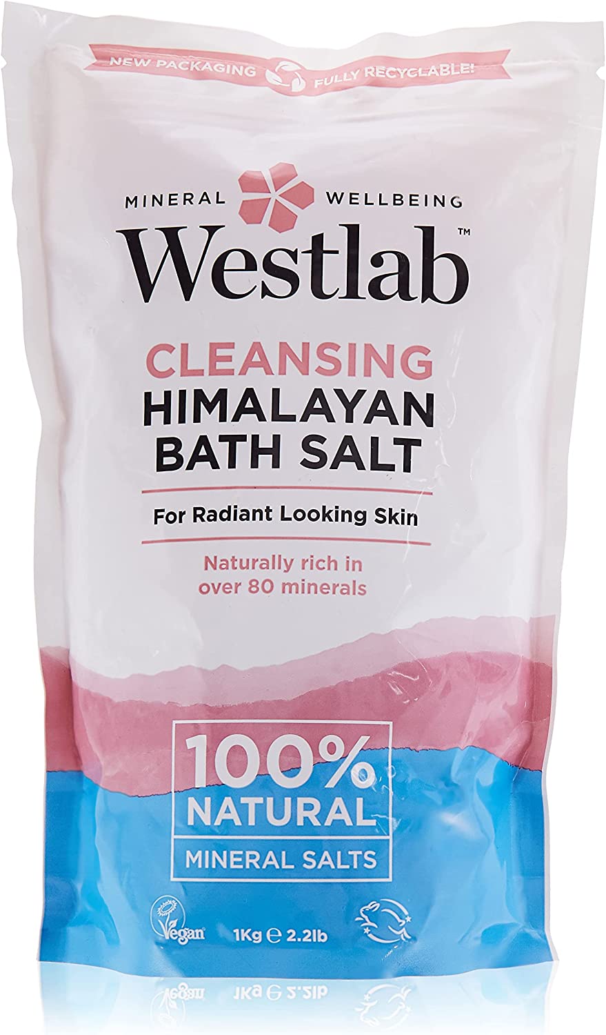 Westlab Cleansing Himalayan 1Kg Bath Salt Pouch