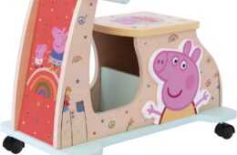 Peppa Pig Wooden Ride On Scooter
