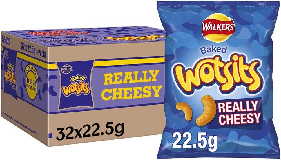 Wotsits Really Cheesy Crisps Pack of 32